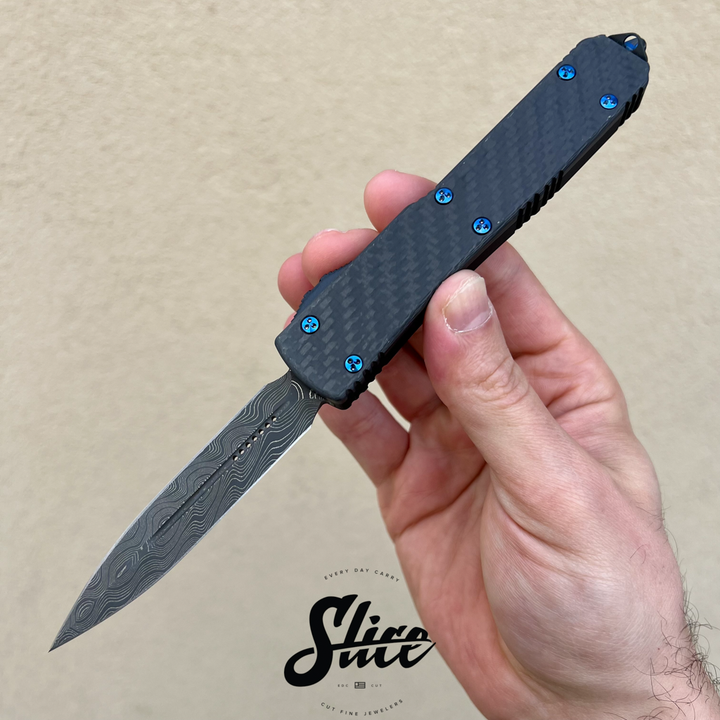 Microtech Ultratech D/E damascus