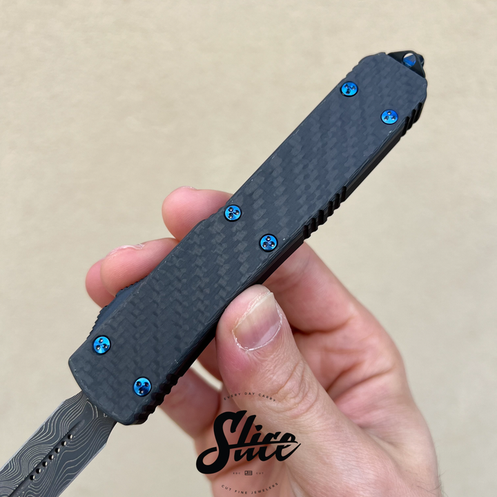 Microtech Ultratech D/E damascus