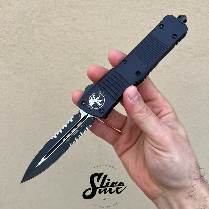 Microtech Combat Troodon D/E patial serrated