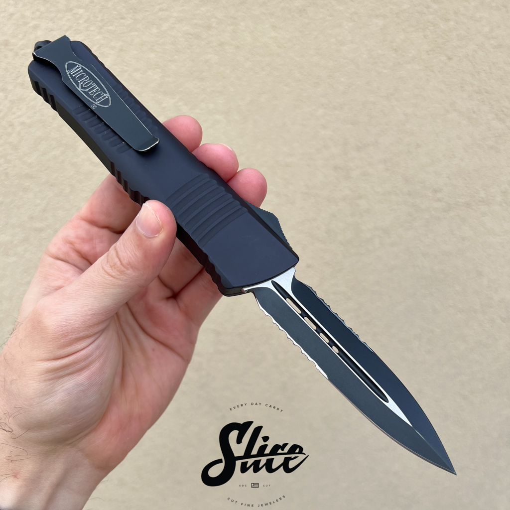 Microtech Combat Troodon D/E patial serrated