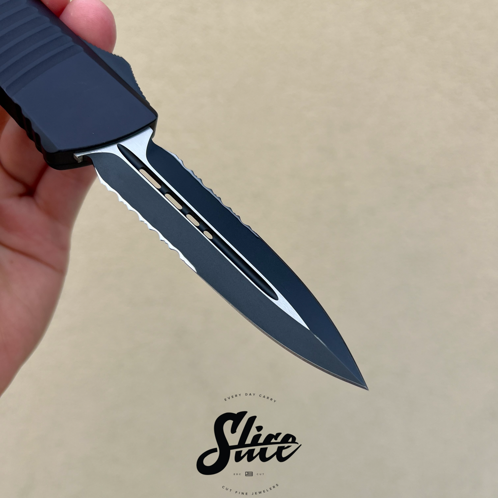 Microtech Combat Troodon D/E patial serrated