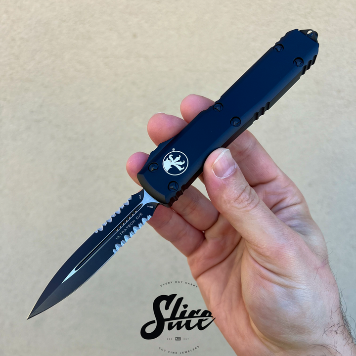 Microtech Ultratech D/E Tactical patial serrated