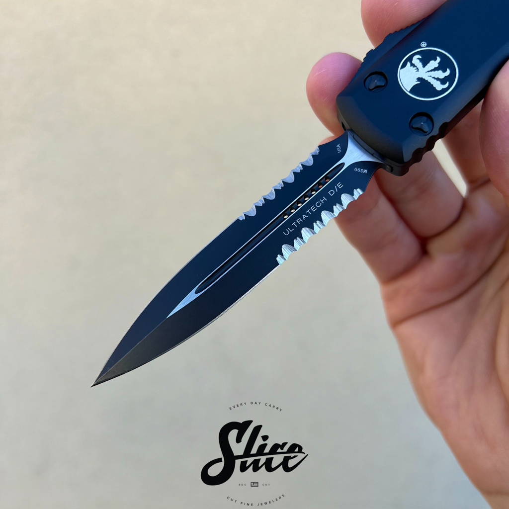 Microtech Ultratech D/E Tactical patial serrated