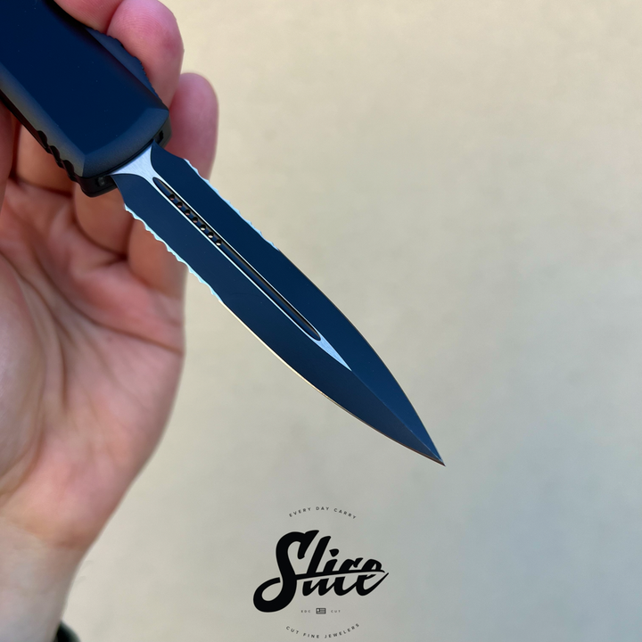 Microtech Ultratech D/E Tactical patial serrated