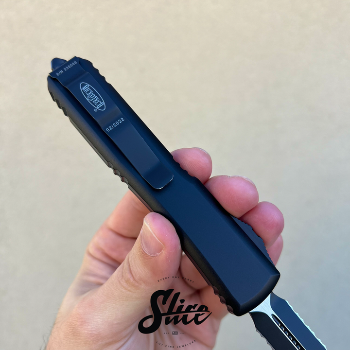 Microtech Ultratech D/E Tactical patial serrated