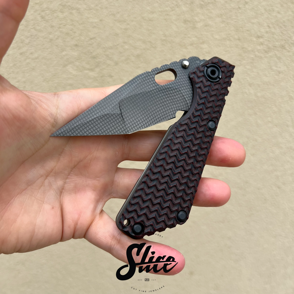 Strider Knives "Cherry" MSC SNG Nightmare Grind