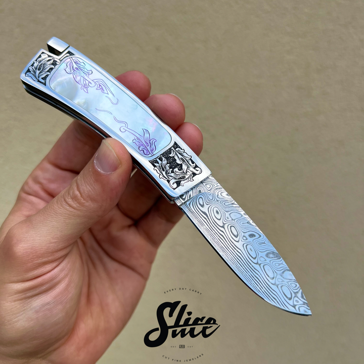 Antons Knives "Ron Lake" interframe tail lock replica
