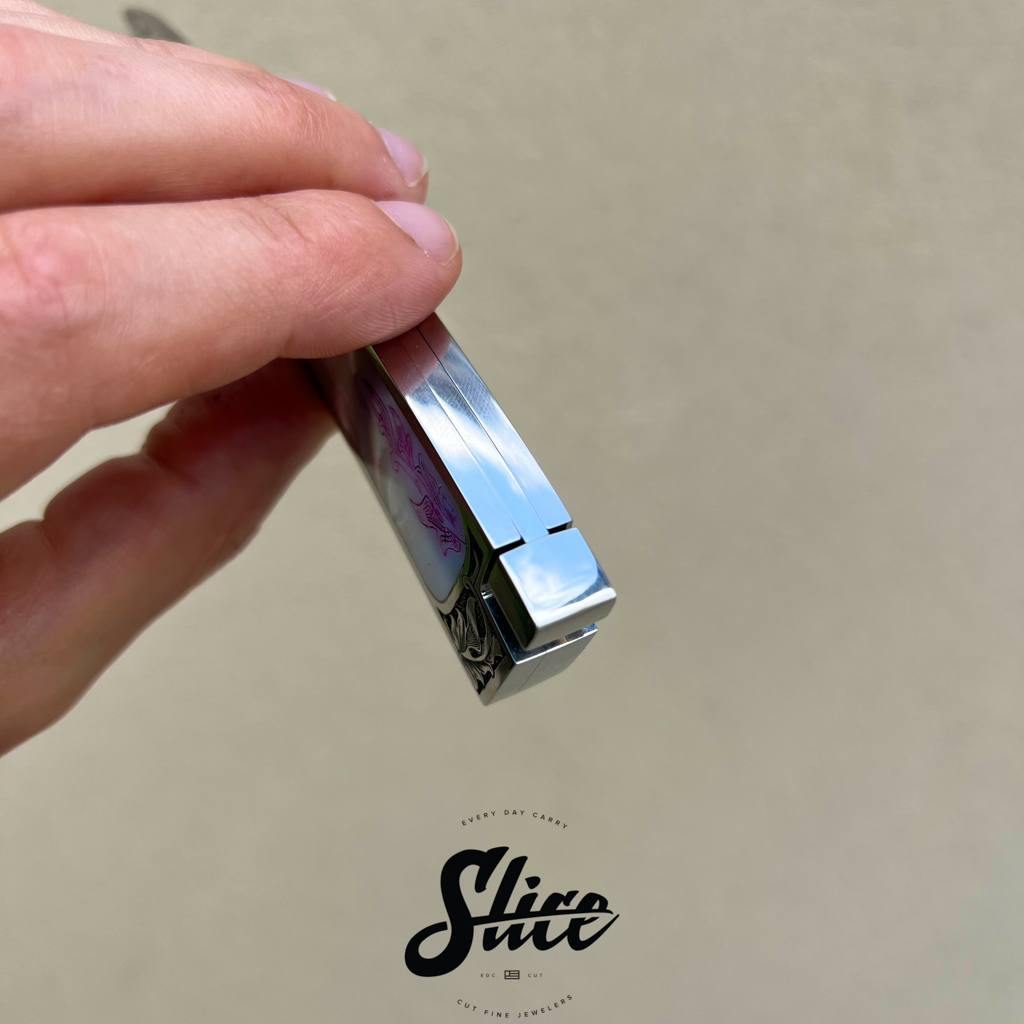 Antons Knives "Ron Lake" interframe tail lock replica