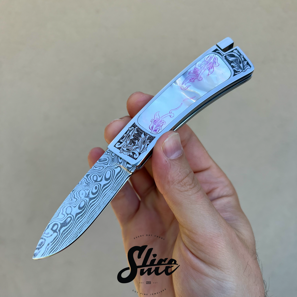 Antons Knives "Ron Lake" interframe tail lock replica