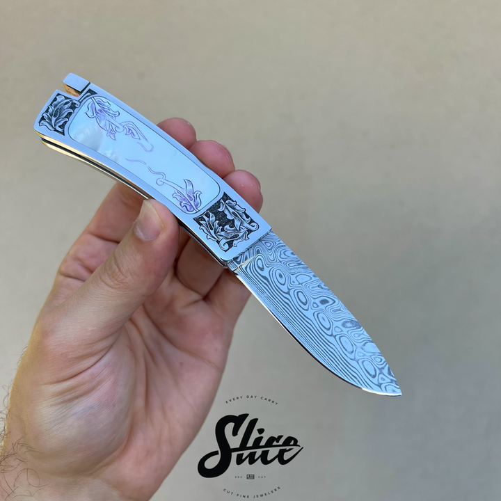 Antons Knives "Ron Lake" interframe tail lock replica