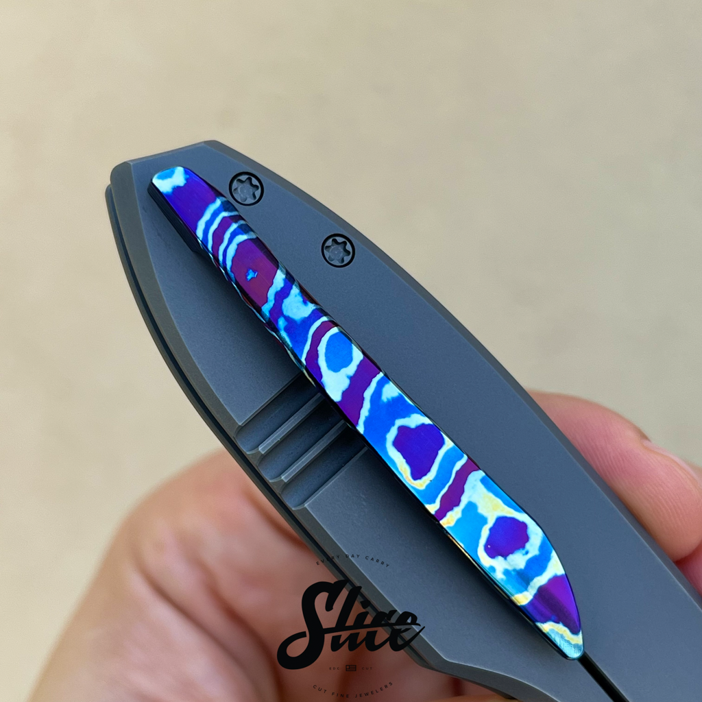 JI Knives Fuse Production with Timascus accents