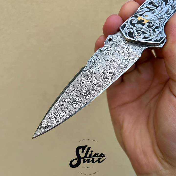 *SOLD* Sergio Consoli engraved flipper