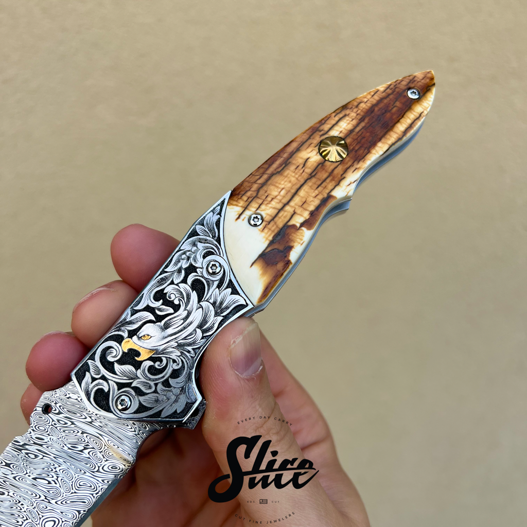 *SOLD* Sergio Consoli engraved flipper