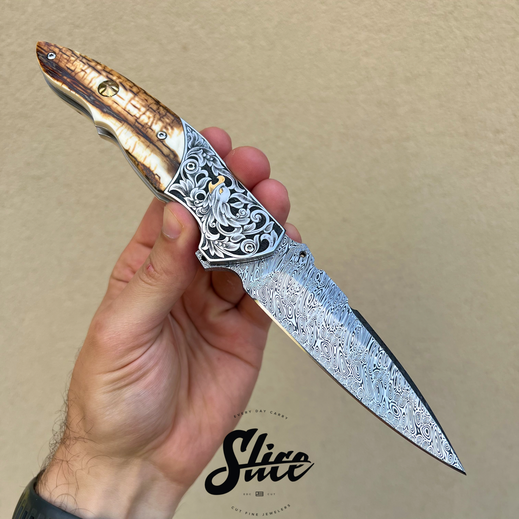 *SOLD* Sergio Consoli engraved flipper