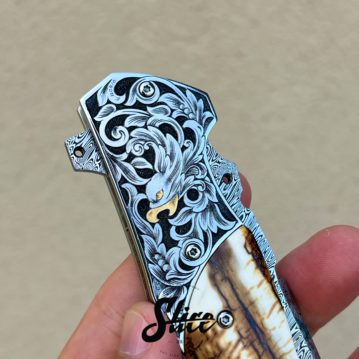 *SOLD* Sergio Consoli engraved flipper