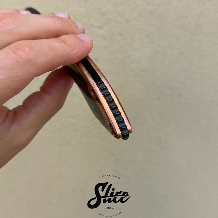 Begg Knives Glimpse friction folder (copper)