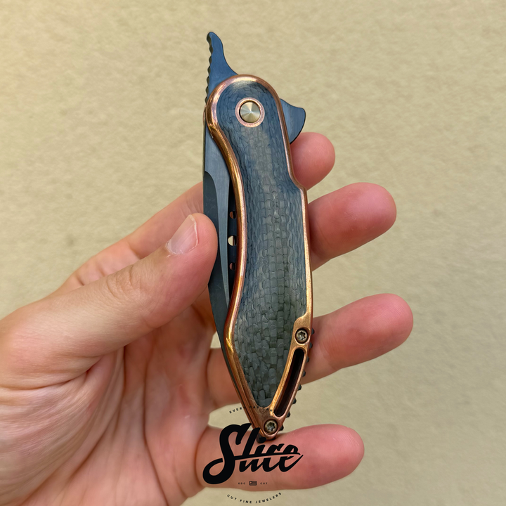 Begg Knives Glimpse friction folder (copper)