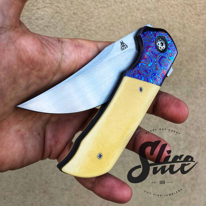 *SOLD* Walter Randolph (WR Bladeworks) Wyvern liner lock flipper