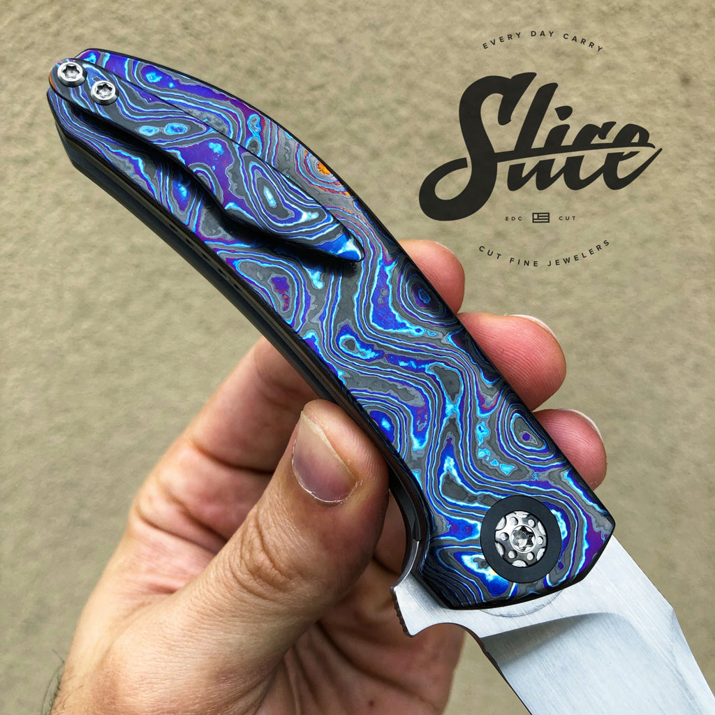 *SOLD* Walter Randolph (WR BladeWorks) Mini Persian liner lock