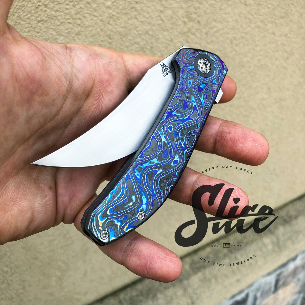 *SOLD* Walter Randolph (WR BladeWorks) Mini Persian liner lock