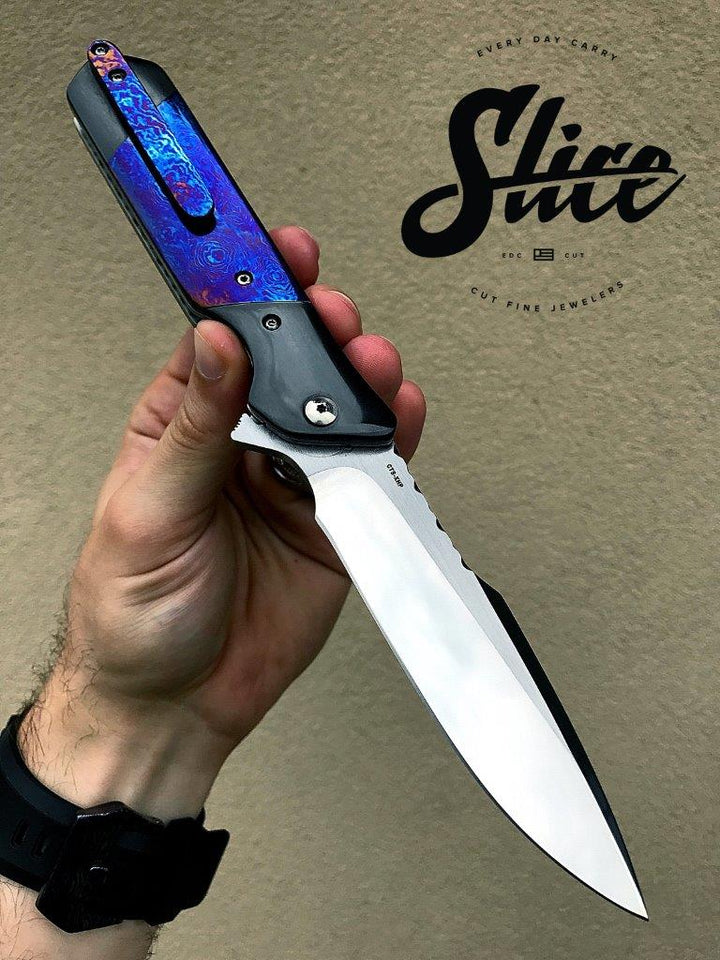 **SOLD** Olamic Rainmaker with zirconium and timascus.