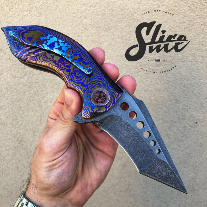 **SOLD** Ali Bastian Knives Iguana full dress.