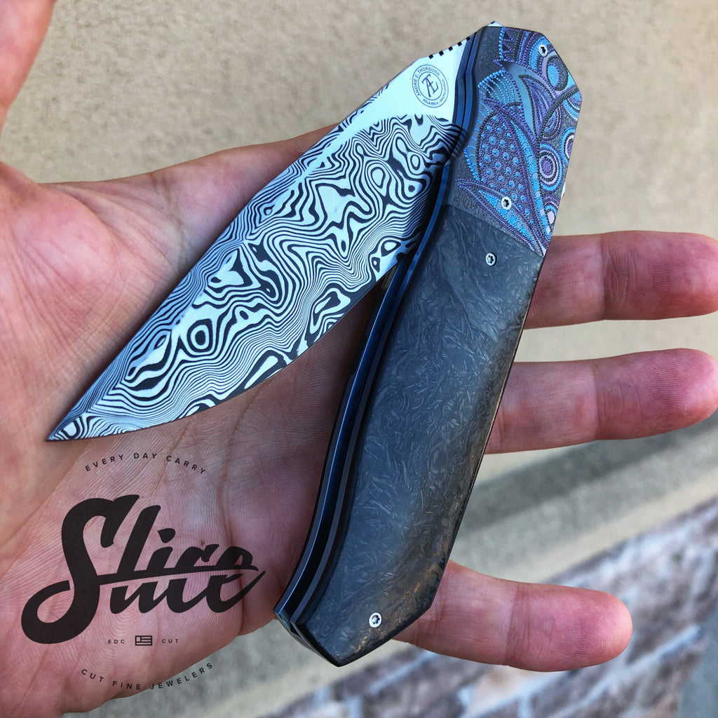 *SOLD* Andre Thorburn L36 damasteel