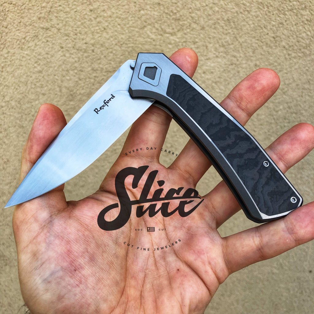 *SOLD* Todd Rexford Relativity flipper with inlaid lock bar