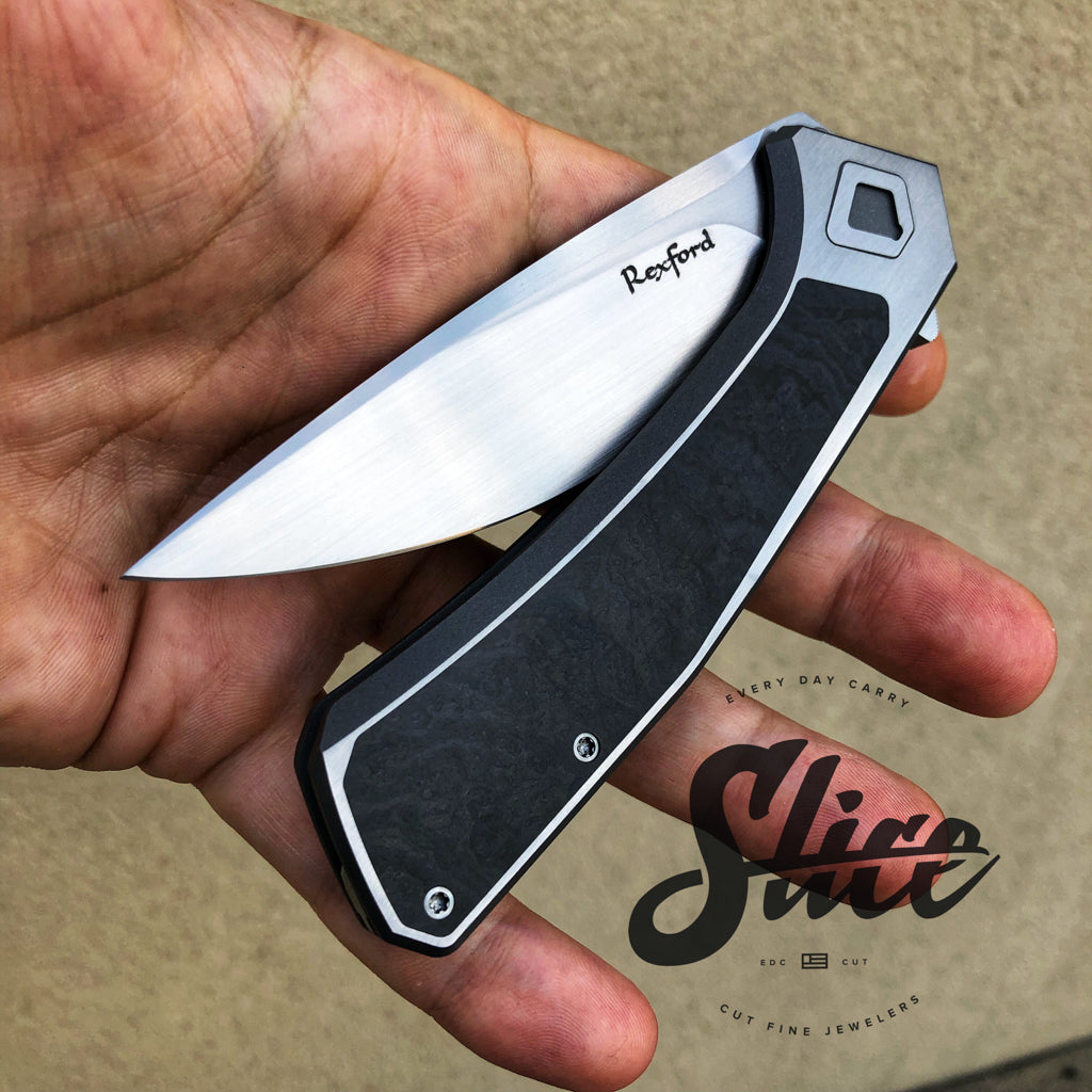 *SOLD* Todd Rexford Relativity flipper with inlaid lock bar