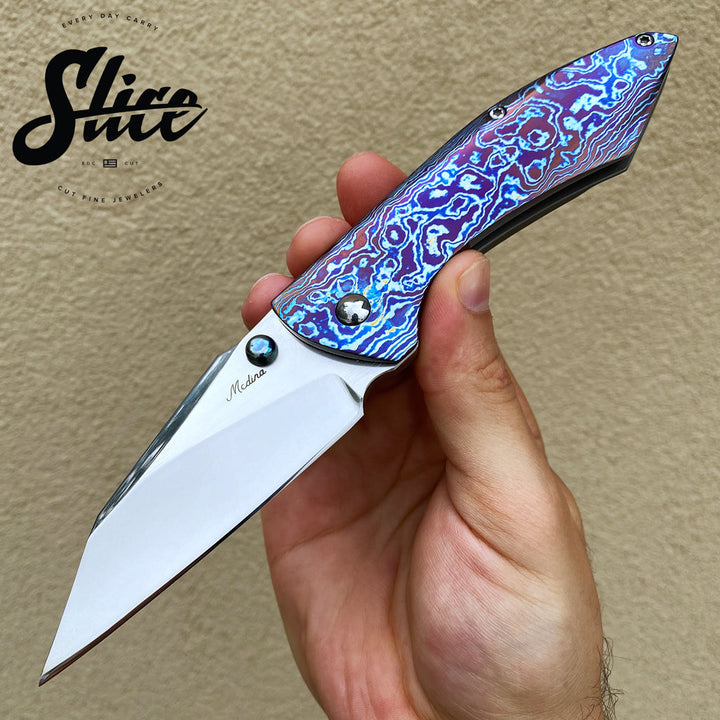 *SOLD* Medina Custom Knives thumbstud Hellcat