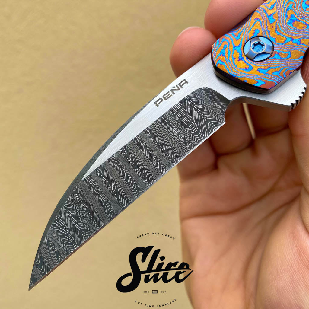 *SOLD* Pena Custom Knives Swayback full dress