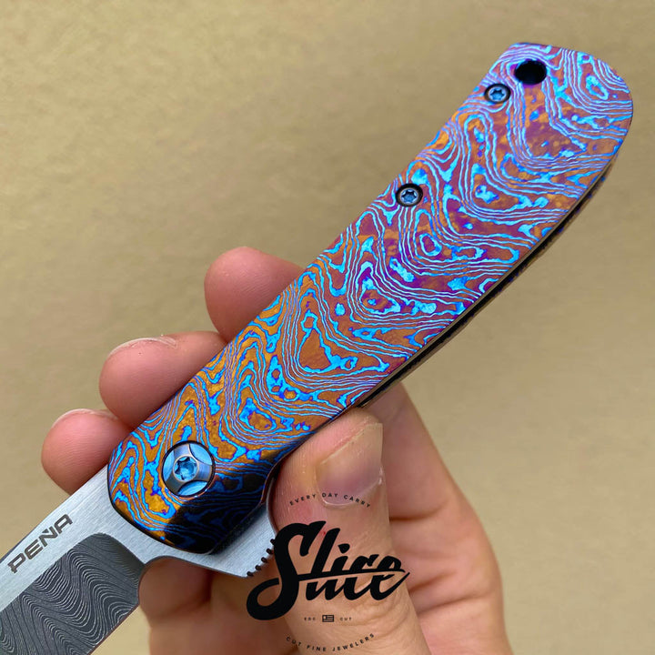 *SOLD* Pena Custom Knives Swayback full dress