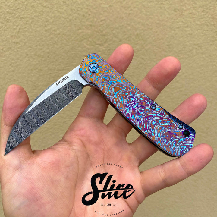 *SOLD* Pena Custom Knives Swayback full dress