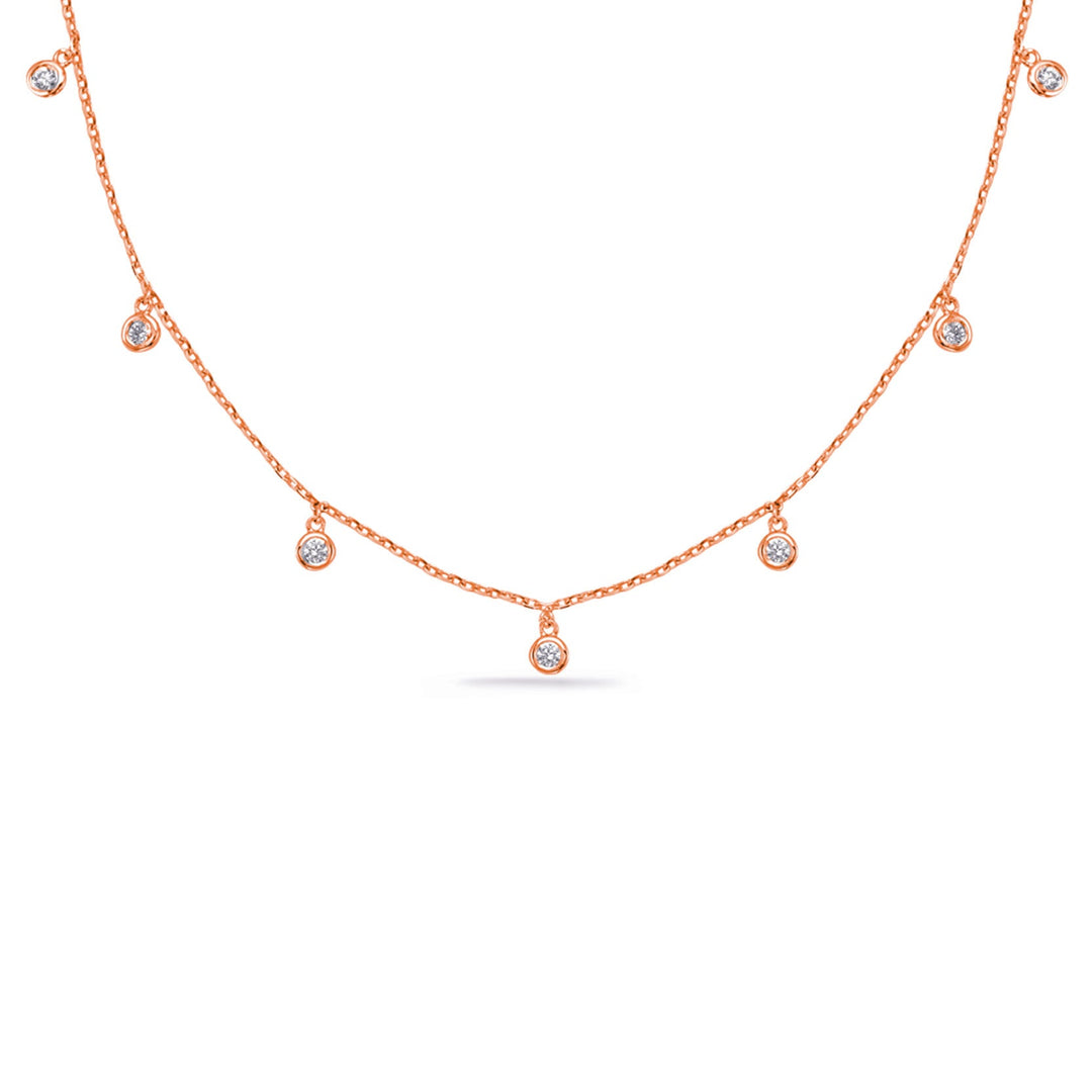 Rose gold diamonds by the yard