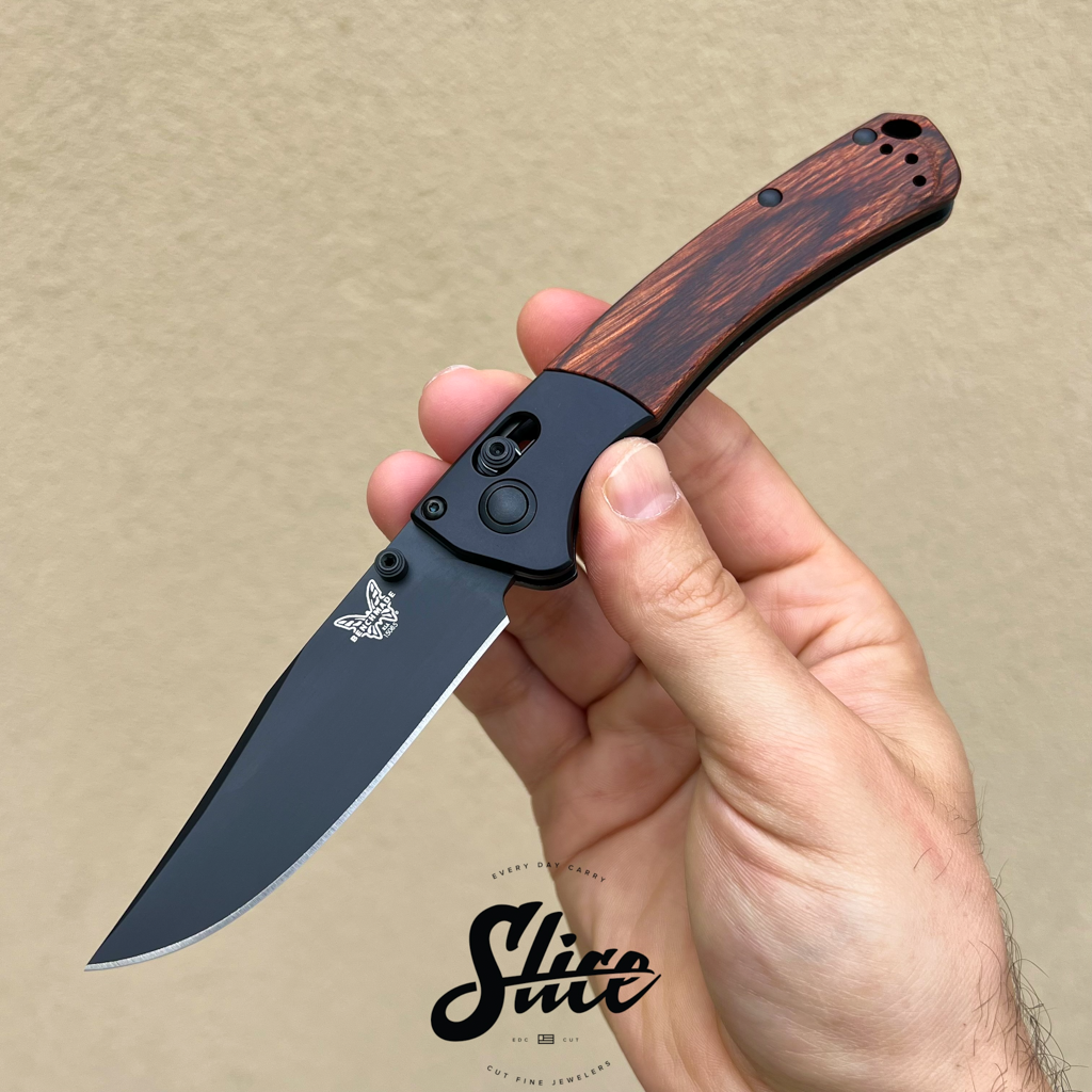 Benchmade Mini Custom Crooked River CU15085