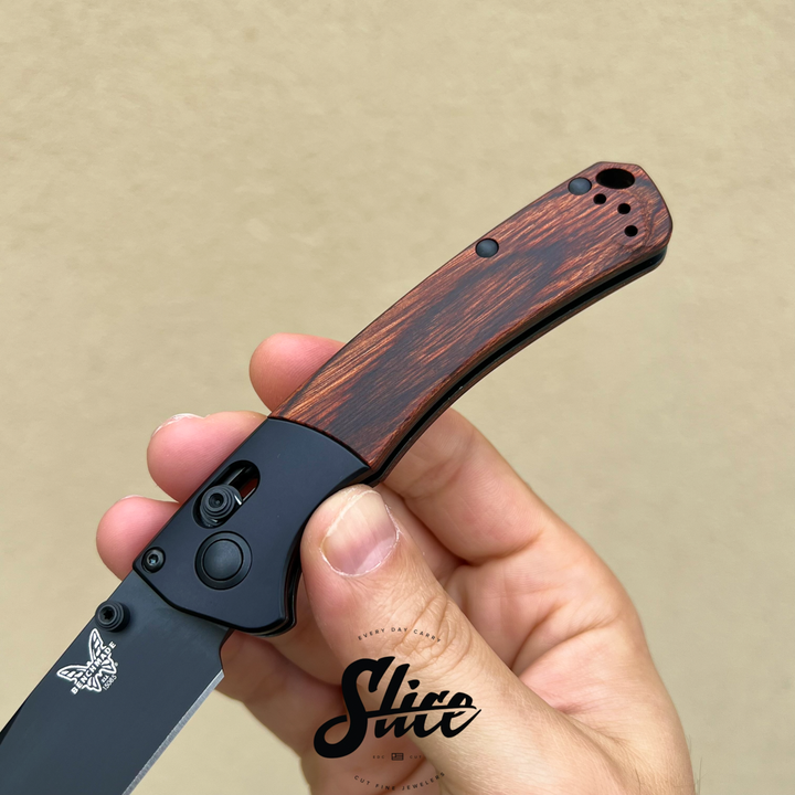 Benchmade Mini Custom Crooked River CU15085