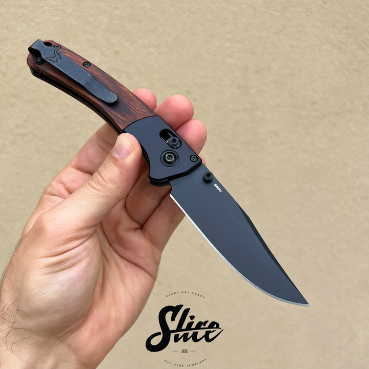 Benchmade Mini Custom Crooked River CU15085