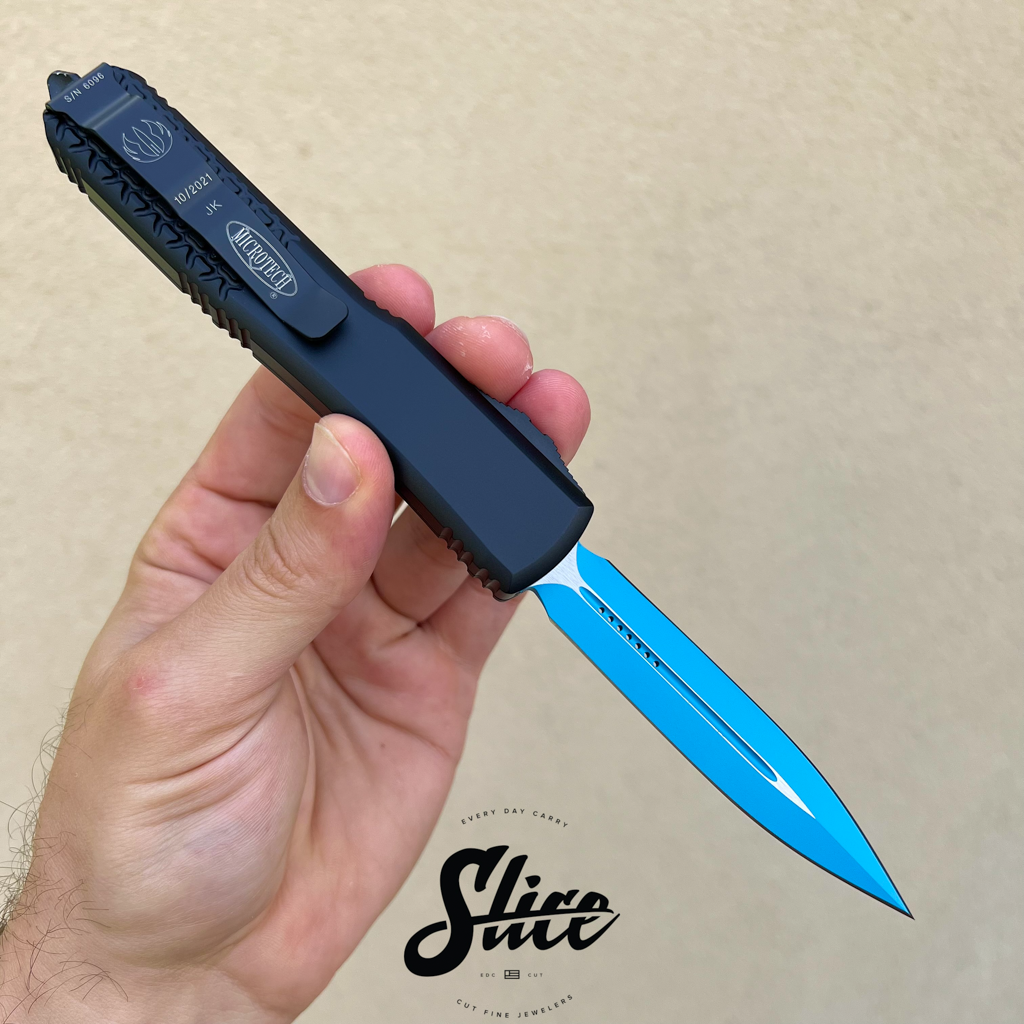 Microtech Ultratech D/E JK Blue Standard