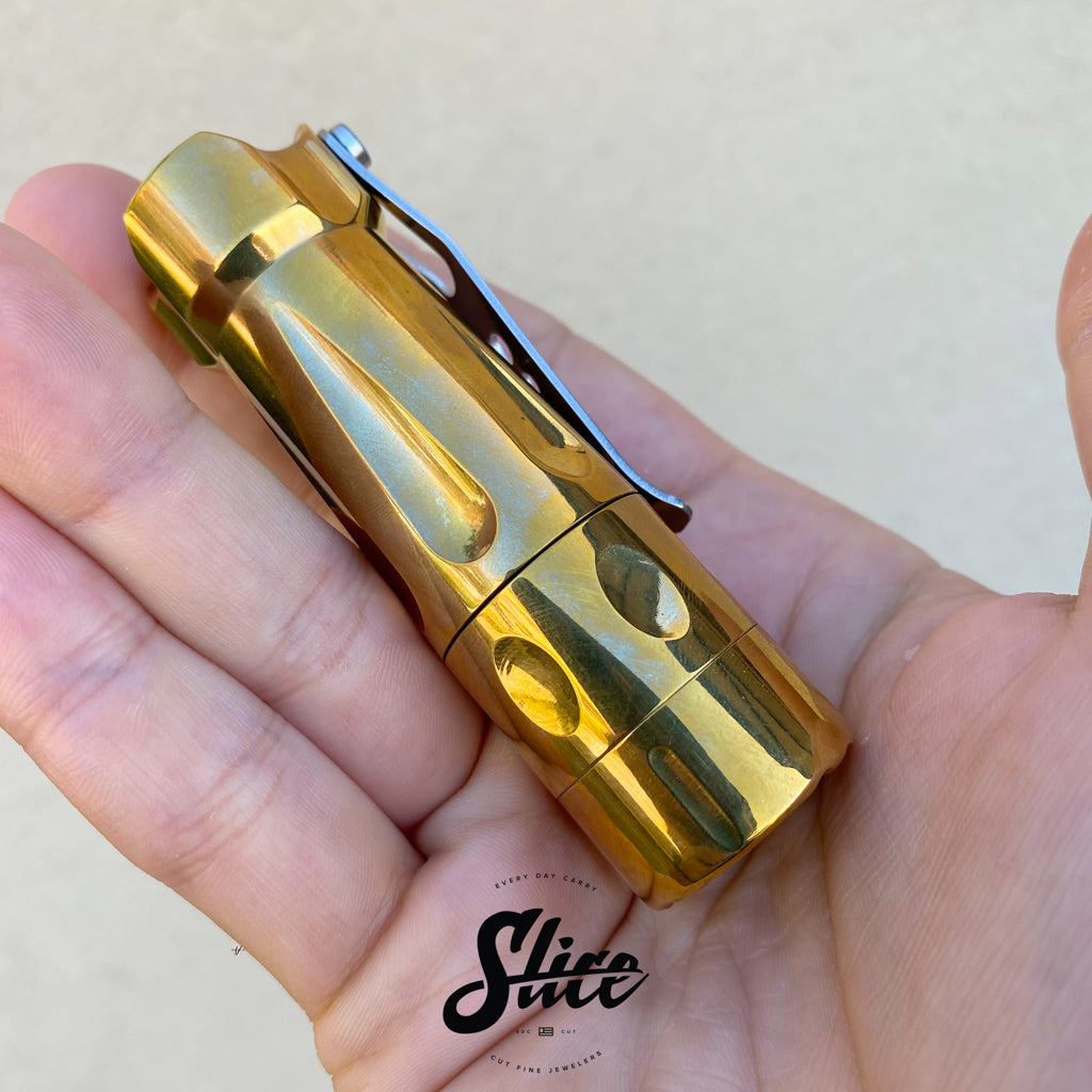 Limited Edition Boss 35 clicky- Polished Brass body