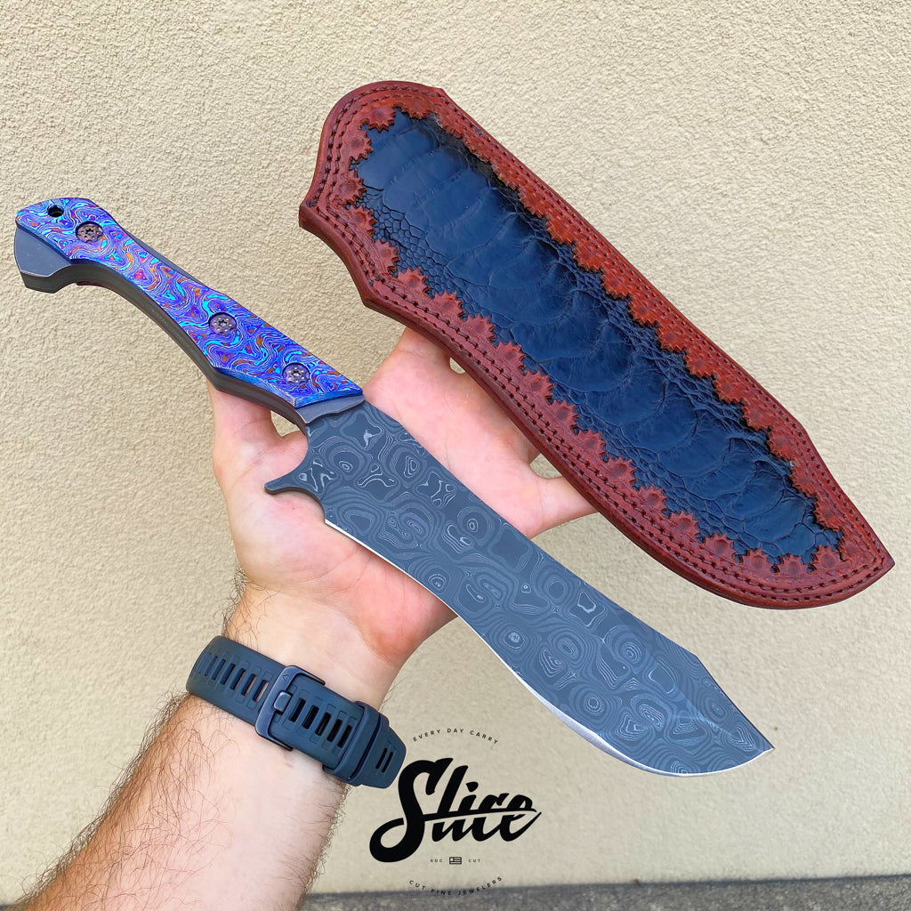 CMF Metalworks one off full dress fixed blade.